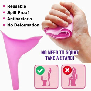 PlusProtections Squat-Free Female Urinal (Pack of 3)