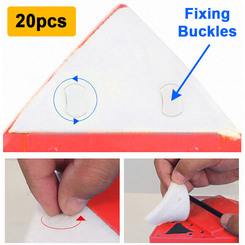 PlusProtections Window Cleaning Fixing Buckles (20pcs)