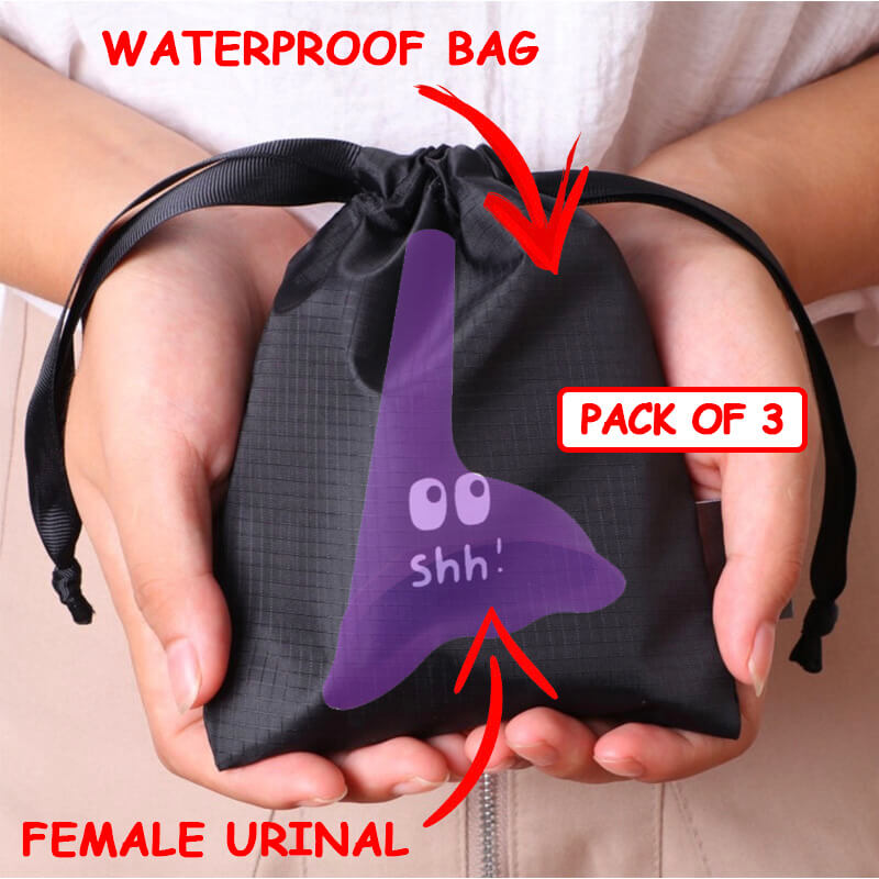 Reusable Waterproof Bag For Female Urinal (Pack of 3)