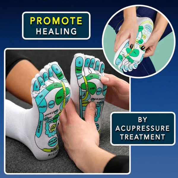🌹Father's Day Sale🎁Acupressure Reflexology Socks Massage Set