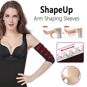Toneup Shapeup Slimming Compression Arm Shaper Slimming Arm Belt Helps Tone Shape Upper Arms Sleeve Shape Arm Taping Massage For Women