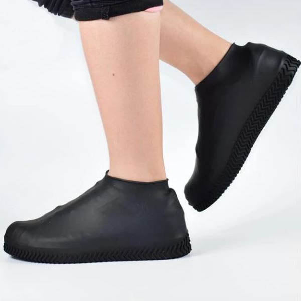 Silicone Outdoor Non-slip Waterproof Shoe Cover Portable Rain Boots Rainproof Shoes Cover Men Women Teens Kids